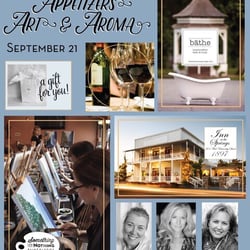 bathetopia BATH BOUTIQUE - September 21, 2015. Bring a friend!! $50 per person. Call BATHE AT 479-373-6363 to pay and book your spot today!!