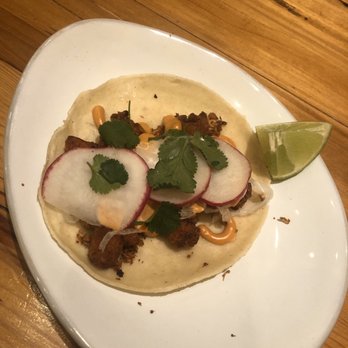 Hook and Lime - Crispy Sweet Potato Vegan Taco - Bars Near Me - Omaha, Nebraska