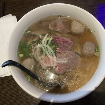 Pho Element - 23 - Rare Beef Filet, Brisket and Meat Ball Noodle Soup - - Pho Dac Biet - Vietnamese Near Me - San Mateo, California Pho Element - 23 - Rare Beef Filet, Brisket and Meat Ball Noodle Soup - - Pho Dac Biet - Vietnamese Near Me - San Mateo, California
