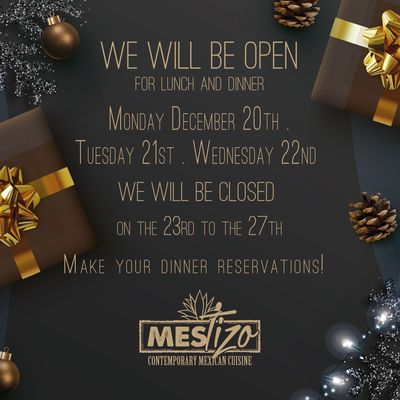 Mestizo Contemporary Mexican Cuisine by null