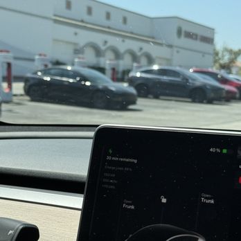 Tesla Supercharger - San Gabriel - The charge was not at 200kW with half the stalls full... - EV Charging Stations Near Me - San Gabriel, California