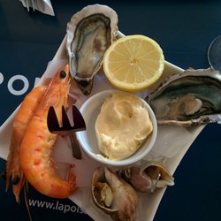 Restaurant la Poissonnerie - L'assiette maritime en entrée...
