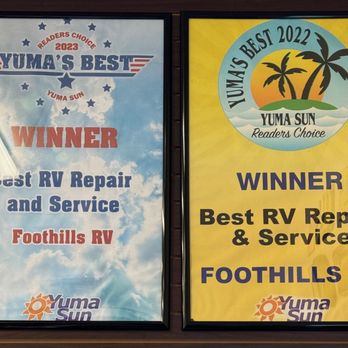 Foothills RV - RV Repair Near Me - Yuma, Arizona
