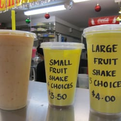 Bkk International Fast Food Centre - Jackfruit, soursop, lychee and strawberry shake