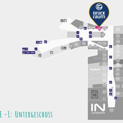 DRUCKRAUM Hauptbahnhof - Centerplan