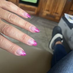 Anna’s Nails - Acrylic fill with ombré gel manicure
