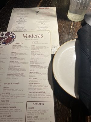 Menu photo 1 Maderas - Kitchen & Cantina Houston, TX Menu photo 1 Maderas - Kitchen & Cantina Houston, TX