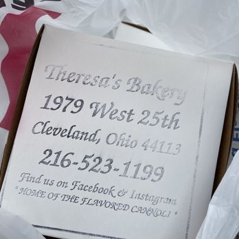 Theresa's Bakery - Box & Packaging - Bakeries Near Me - Cleveland, Ohio Theresa's Bakery - Box & Packaging - Bakeries Near Me - Cleveland, Ohio