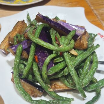 四姐 Special Noodle - Egg Plant With String Beans - Chinese Near Me - Milpitas, California 四姐 Special Noodle - Egg Plant With String Beans - Chinese Near Me - Milpitas, California