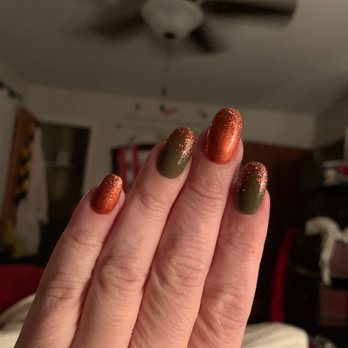 Nail Xpert & Spa - Fall nail design based on a picture I had. - Nail Salons Near Me - Cinnaminson, New Jersey Nail Xpert & Spa - Fall nail design based on a picture I had. - Nail Salons Near Me - Cinnaminson, New Jersey