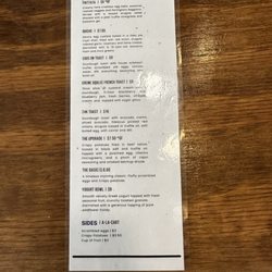 Wild Bloom Coffee - Brunch menu