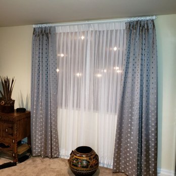 Gamez Home Decorators - Pole and rings drapery and sheer - Shades & Blinds Near Me - Burlingame, California Gamez Home Decorators - Pole and rings drapery and sheer - Shades & Blinds Near Me - Burlingame, California