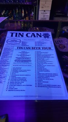 Menu photo 2 The Tin Can Kalamazoo, MI
