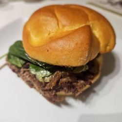 Stemma Craft Coffee - Brisket sandwich