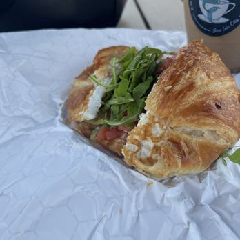 Shorebreak Cafe - Egg white, arugula, bruschetta sandwich - Bakeries Near Me - Sea Isle City, New Jersey