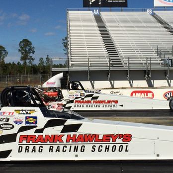 Frank Hawley's Drag Racing School - Side-by-Side Racing in the Dragster Adventure Program! This is great day for you, your friends, employees and customers! - Specialty Schools Near Me - Gainesville, Florida Frank Hawley's Drag Racing School - Side-by-Side Racing in the Dragster Adventure Program! This is great day for you, your friends, employees and customers! - Specialty Schools Near Me - Gainesville, Florida