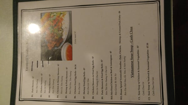 Menu photo 4 Pho Hue Lynnwood, WA