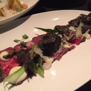 Prospect - Kobe carpaccio with truffles - New American Near Me - San Francisco, California Prospect - Kobe carpaccio with truffles - New American Near Me - San Francisco, California