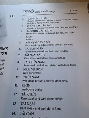 Menu photo 1 Pho So 1 Los Angeles, CA Menu photo 1 Pho So 1 Los Angeles, CA