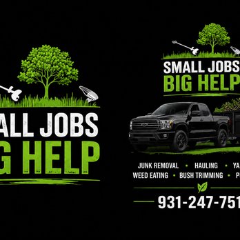 Small Jobs Big Help - Junk Removal & Hauling Near Me - Manchester, Tennessee Small Jobs Big Help - Junk Removal & Hauling Near Me - Manchester, Tennessee