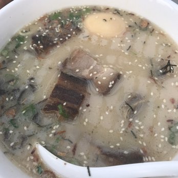 Food Terminal - Bone marrow noodles soup. Looks nothing like the picture menu. Taste is underwhelminhg. - Malaysian Near Me - Chamblee, Georgia