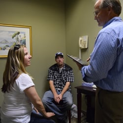 Santa Rosa Chiropractic Neurology Center - Dr. Ambridge treating patients in one of our treatment rooms