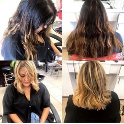 Hair by Mario - Amazing transformation!From dark to blonde.