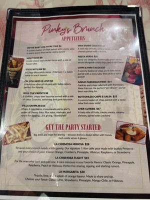 Menu photo 1 Pinky's Bar Belton, TX