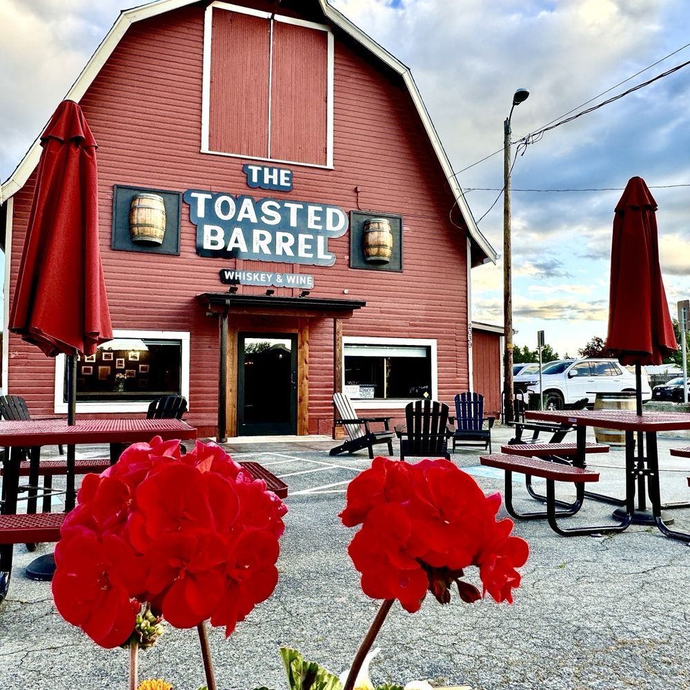 The Toasted Barrel - The Toasted Barrel: whisky and wine bar in Grants Pass, Oregon. Out-front seating... - Whiskey Bars Near Me - Grants Pass, Oregon The Toasted Barrel - The Toasted Barrel: whisky and wine bar in Grants Pass, Oregon. Out-front seating... - Whiskey Bars Near Me - Grants Pass, Oregon