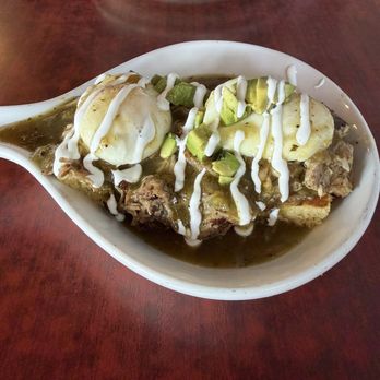 The Crowned Egg - Cornbread skillet with green chili and Carnitas, and poached eggs - Breakfast & Brunch Near Me - Gilbert, Arizona The Crowned Egg - Cornbread skillet with green chili and Carnitas, and poached eggs - Breakfast & Brunch Near Me - Gilbert, Arizona