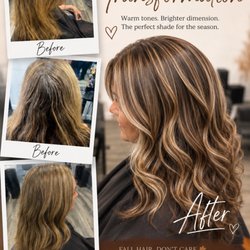 Cuttin' Up Salon - Ready for her Fall transformation. Total perfection.