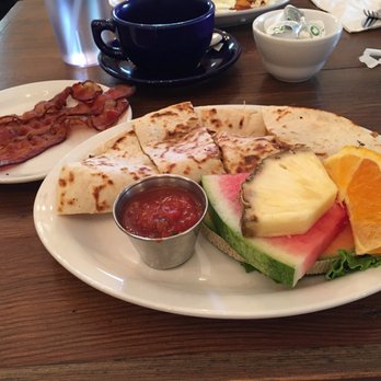 Hannah And Nate's - Fiesta quesadilla with fresh fruit - Cafes Near Me - Corrales, New Mexico