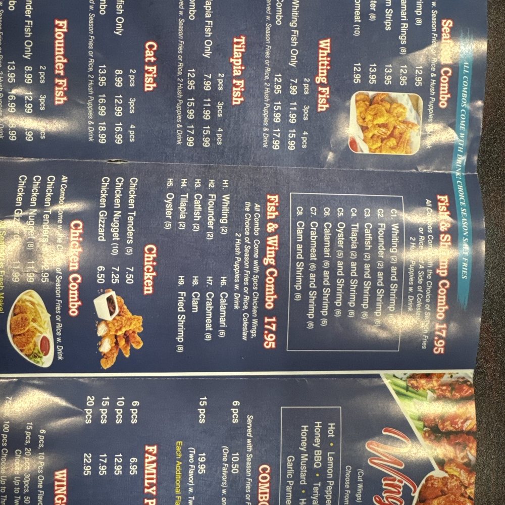 Wa’s Fish Wing II - Menu - Seafood Near Me - North Charleston, South Carolina Wa’s Fish Wing II - Menu - Seafood Near Me - North Charleston, South Carolina