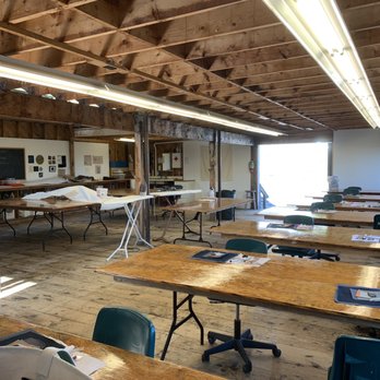 Haystack Mountain School of Crafts - The classroom before the creativity began! - Art Schools Near Me - Deer Isle, Maine