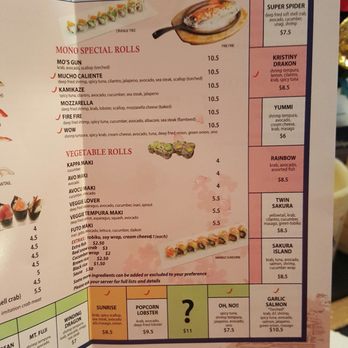 Sushimono - Most recent menu - Japanese Near Me - Fair Oaks, California Sushimono - Most recent menu - Japanese Near Me - Fair Oaks, California