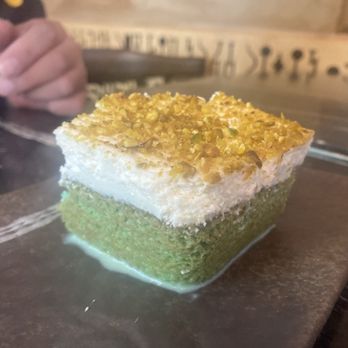 Delah Coffee - Pistachio Milk Cake - Desserts Near Me - Oakland, California Delah Coffee - Pistachio Milk Cake - Desserts Near Me - Oakland, California