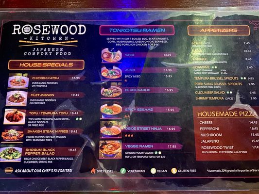 Menu photo 1 Rosewood Kitchen Oceanside, CA