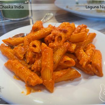 Chaska India - Masala Pasta (Free sample) - Pasta cooked in tikka masala pasta with herbs and spices. - Indian Near Me - Laguna Niguel, California