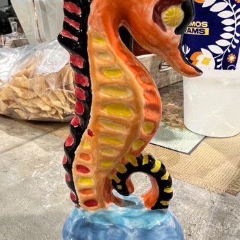 Color Me Mine - Beautiful sea horse - Paint-Your-Own Pottery Near Me - Calabasas, California Color Me Mine - Beautiful sea horse - Paint-Your-Own Pottery Near Me - Calabasas, California