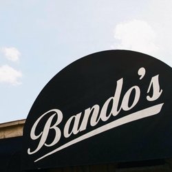 Bando's Gift Shop - Gift shop entrance awning with logo