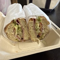 Maggie’s Kitchen - A cold deli torta with mazapán drink so good!