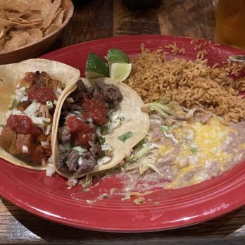 The Old Pueblo Cafe - Taco trio minus 1 taco - Mexican Near Me - Litchfield Park, Arizona The Old Pueblo Cafe - Taco trio minus 1 taco - Mexican Near Me - Litchfield Park, Arizona