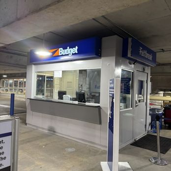 Budget Rent A Car - Empty budget booth - Car Rental Near Me - Orlando, Florida Budget Rent A Car - Empty budget booth - Car Rental Near Me - Orlando, Florida