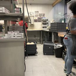 Dirty floor, the pizza is in the floor , look very well, health department has to arrive and closed this place , Dirty floor, the pizza is in the floor , look very well, health department has to arrive and closed this place ,