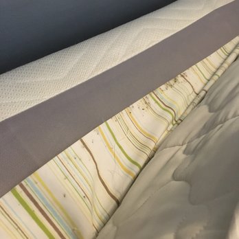 Inns On Bellevue - Bed bug droppings on the bed skirt of Room 18 at the Bellevue House - Bed & Breakfast Near Me - Newport, Rhode Island