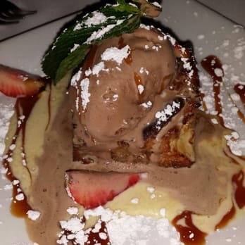 Valenza - Budino- white chocolate bread pudding, dark chocolate gelato-- SOOOO Delicious! - Italian Near Me - Atlanta, Georgia Valenza - Budino- white chocolate bread pudding, dark chocolate gelato-- SOOOO Delicious! - Italian Near Me - Atlanta, Georgia