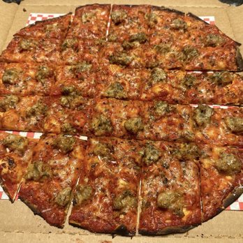 PIZZ'AMICI - 14 inch thin crust with sausage - Pizza Near Me - Chicago, Illinois