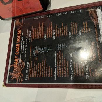 Cary Crab House - Menu - Seafood Near Me - Cary, North Carolina