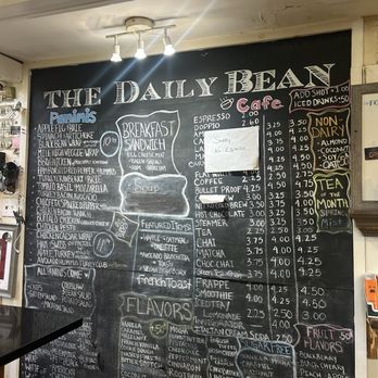 The Daily Bean - Menu - Coffee & Tea Near Me - Vernon Township, New Jersey
