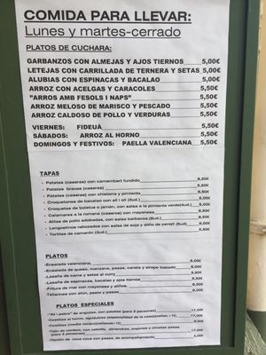 Menu photo 2 QR-Russafa Valencia, V Menu photo 2 QR-Russafa Valencia, V